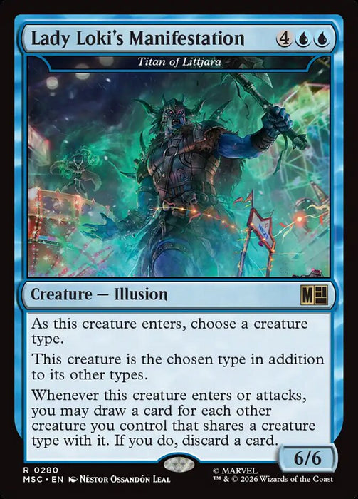 Lady Loki's Manifestation - Titan of Littjara - Surge Foil (Foil)