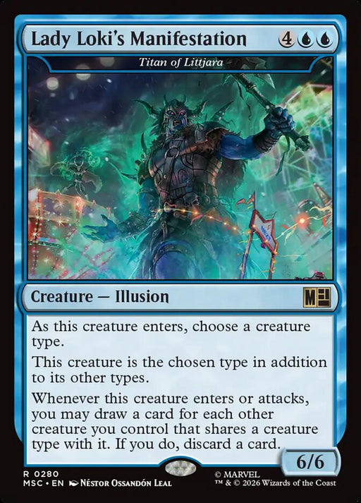 Lady Loki's Manifestation - Titan of Littjara - Surge Foil (Foil)