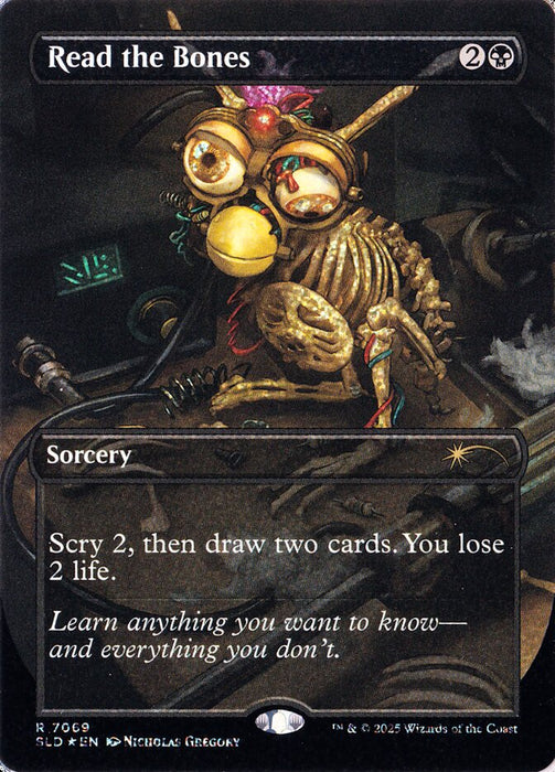 Read the Bones - Borderless - Full Art - Inverted (Foil)