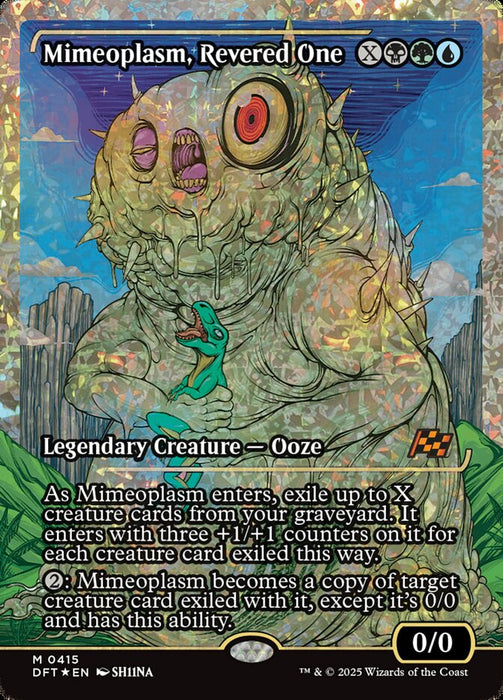 Mimeoplasm, Revered One - Full Art - Legendary - Showcase - Inverted (Foil)