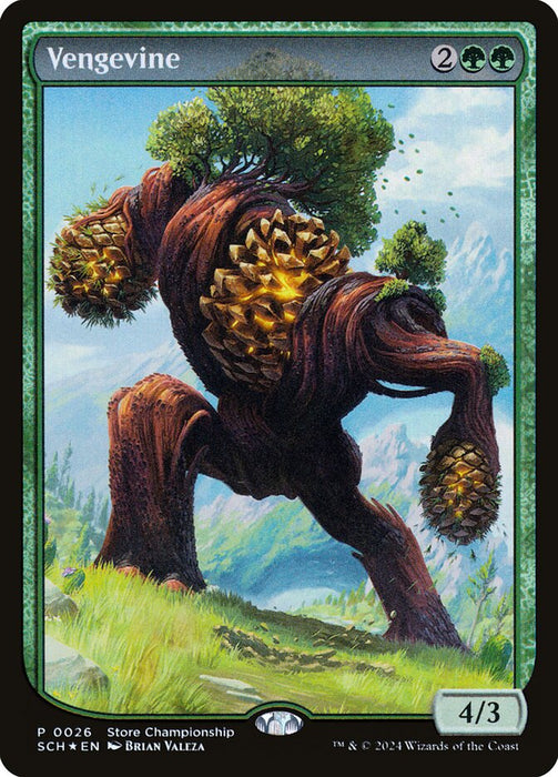 Vengevine - Textless - Full Art - Fullart - Inverted (Foil)