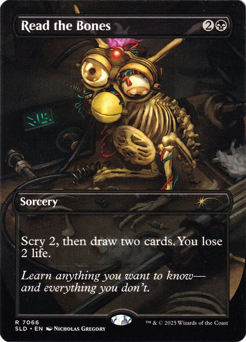 Read the Bones - Borderless - Full Art - Inverted