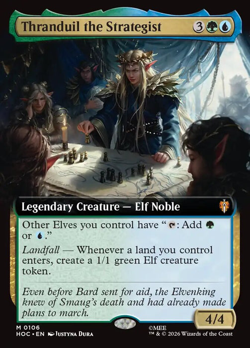 Thranduil the Strategist - Extended Art