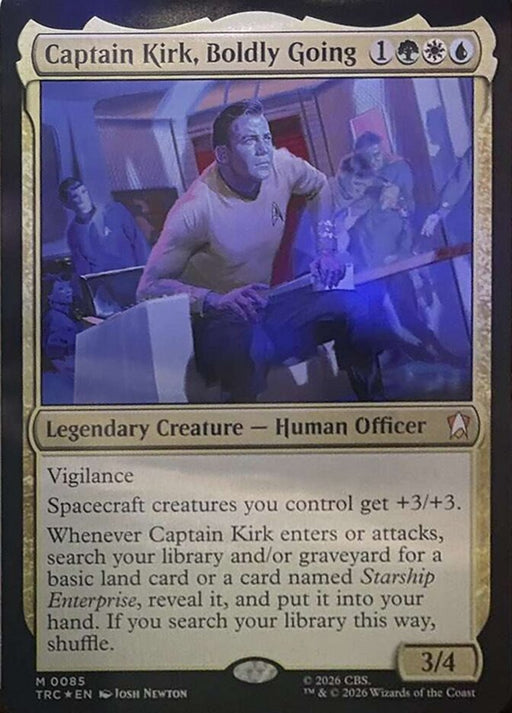 Captain Kirk, Boldly Going - Legendary