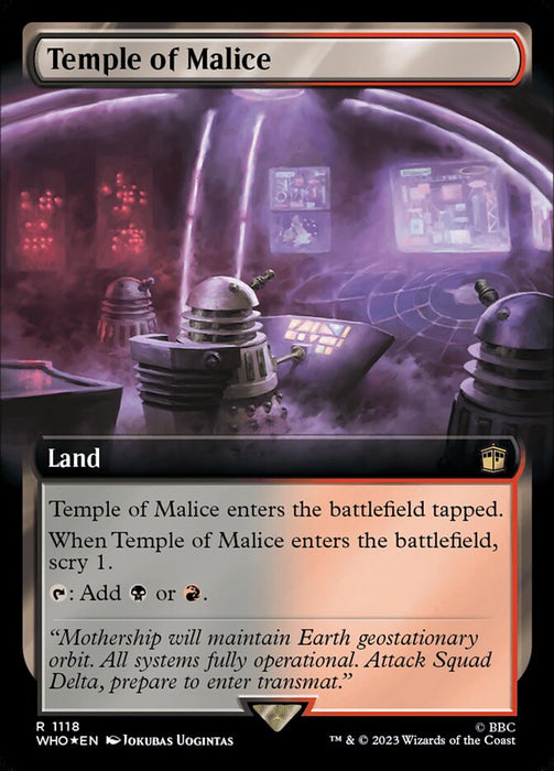 Temple of Malice - Extended Art - Surge Foil (Foil)