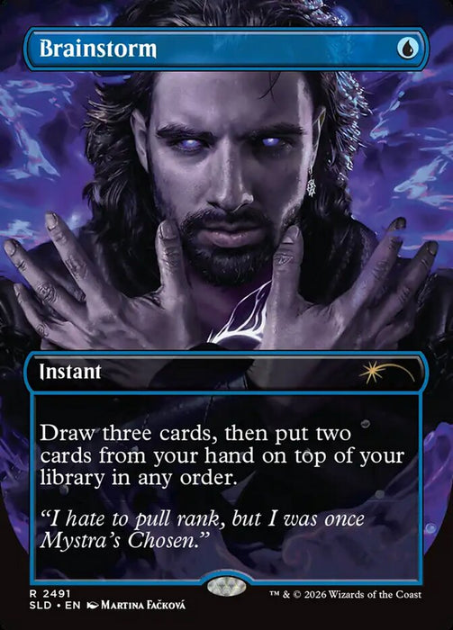 Brainstorm - Borderless - Full Art - Inverted