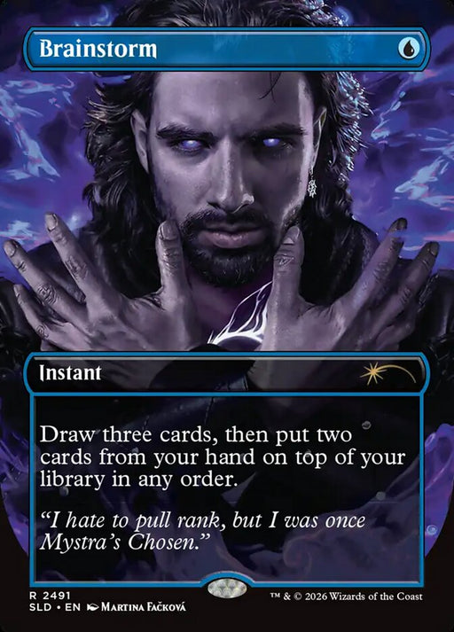Brainstorm - Borderless - Full Art - Inverted