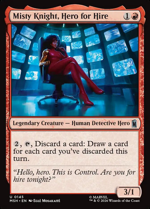 Misty Knight, Hero for Hire - Legendary (Foil)