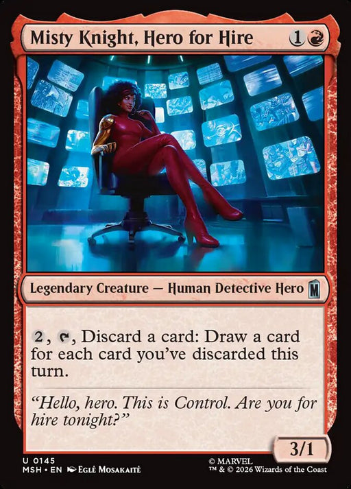 Misty Knight, Hero for Hire - Legendary (Foil)