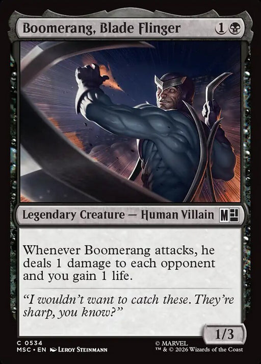 Boomerang, Blade Flinger - Legendary