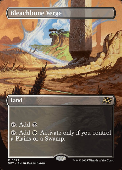 Bleachbone Verge - Borderless - Inverted (Foil)
