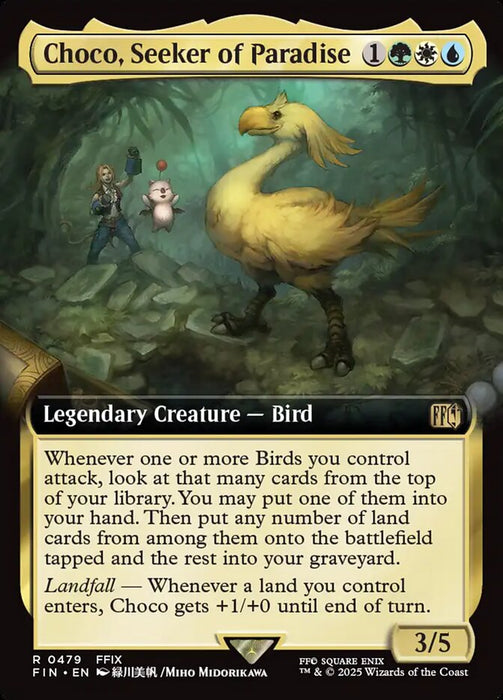 Choco, Seeker of Paradise - Legendary - Extended Art (Foil)