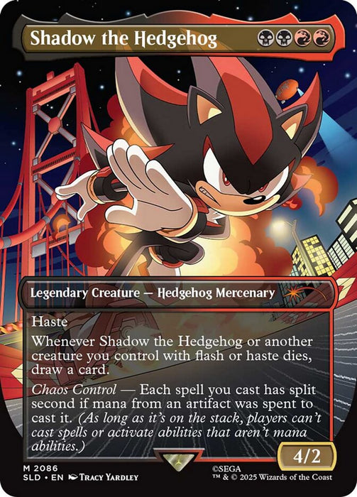 Shadow the Hedgehog - Borderless - Full Art - Legendary - Inverted
