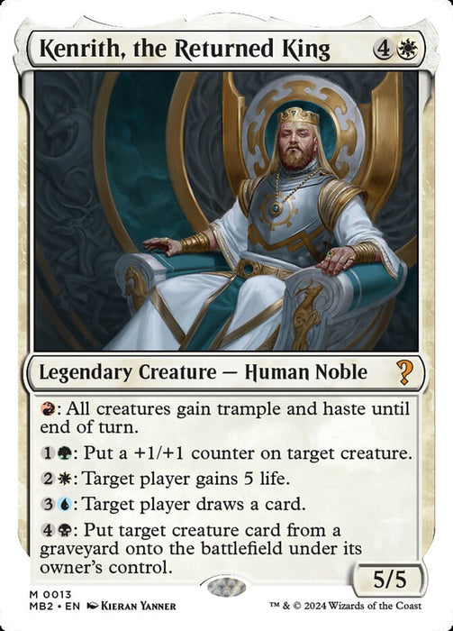 Kenrith, the Returned King - Legendary