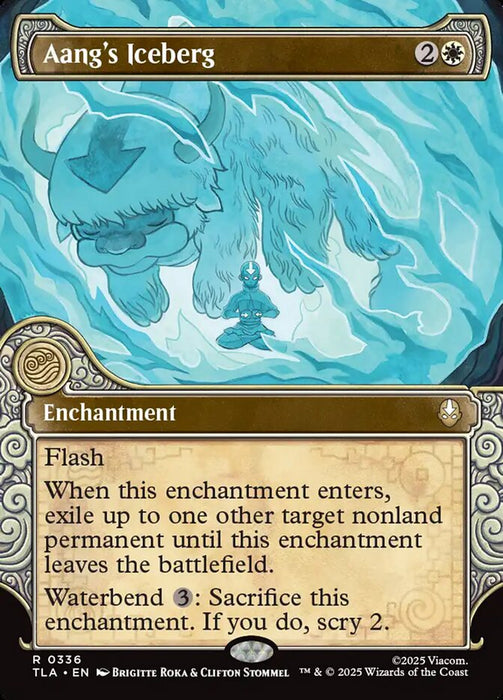 Aang's Iceberg - Borderless - Enchantment - Showcase (Foil)