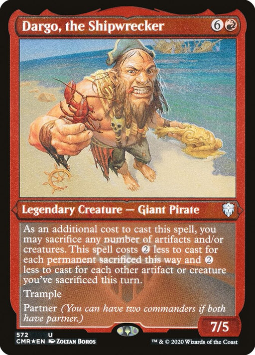 Dargo, the Shipwrecker - Etched - Inverted - Legendary - Etched (Foil)