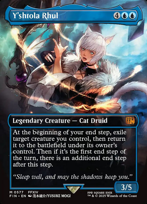 Y'shtola Rhul - Borderless - Full Art - Inverted - Legendary (Foil)