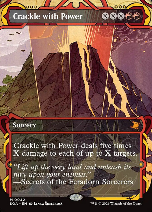 Crackle with Power - Borderless - Inverted - Showcase