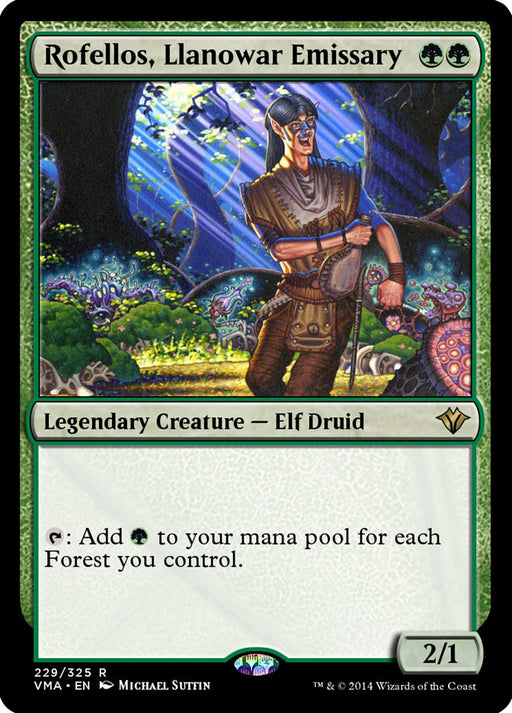Rofellos, Llanowar Emissary (Foil)