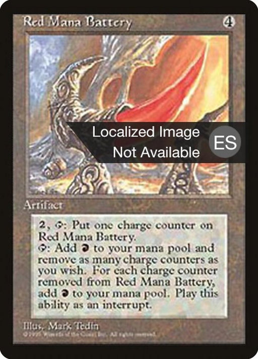 Batería de maná rojo - Red Mana Battery