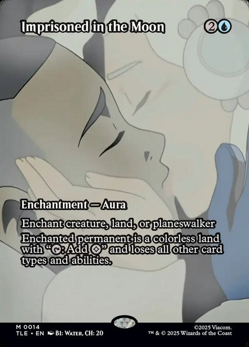 Imprisoned in the Moon - Borderless - Full Art - Enchantment - Inverted (Foil)