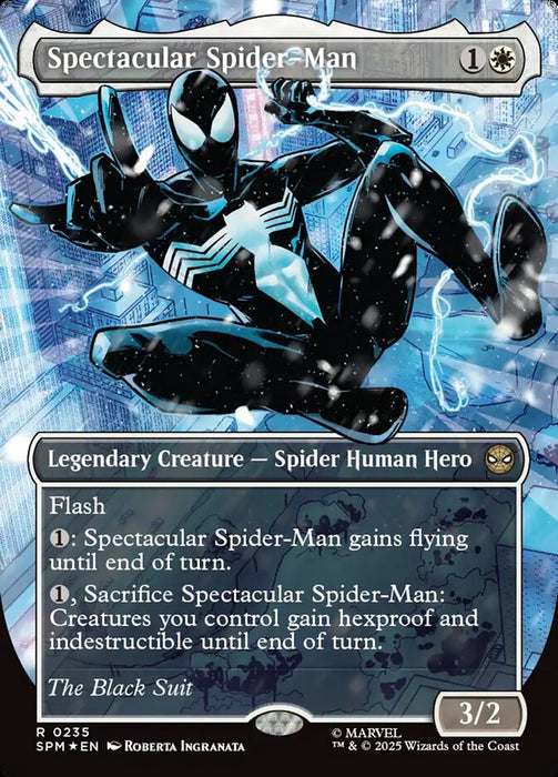 Spectacular Spider-Man - Borderless - Full Art - Inverted - Legendary - Textured (Foil)