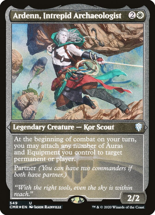 Ardenn, Intrepid Archaeologist - Etched - Inverted - Legendary - Etched (Foil)