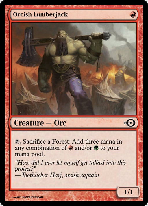 Orcish Lumberjack (Foil)