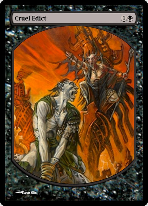 Cruel Edict - Textless - Full Art (Foil)