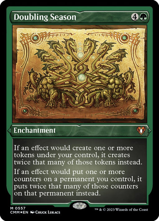 Doubling Season - Etched - Inverted - Etched (Foil)