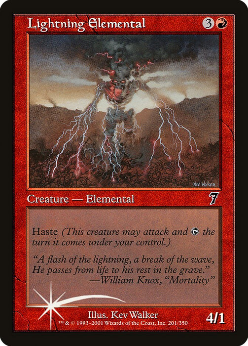 Lightning Elemental (Foil)