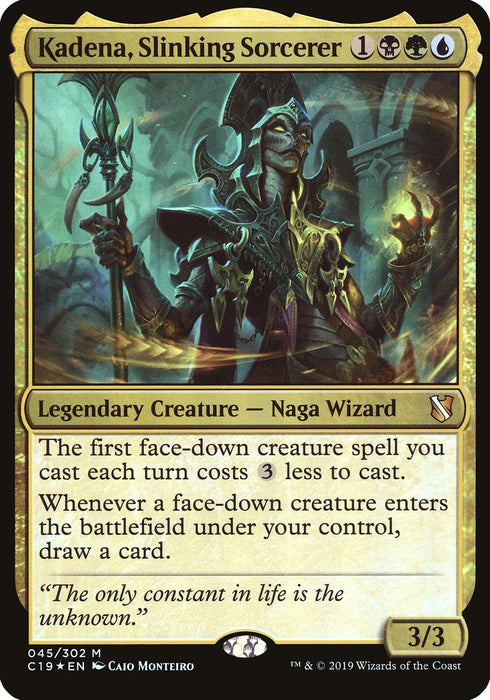 Kadena, Slinking Sorcerer - Legendary (Foil)