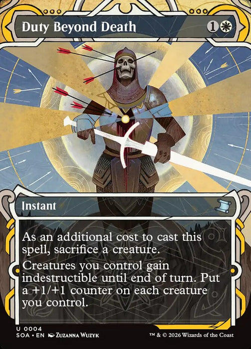 Duty Beyond Death - Borderless - Inverted - Showcase (Foil)