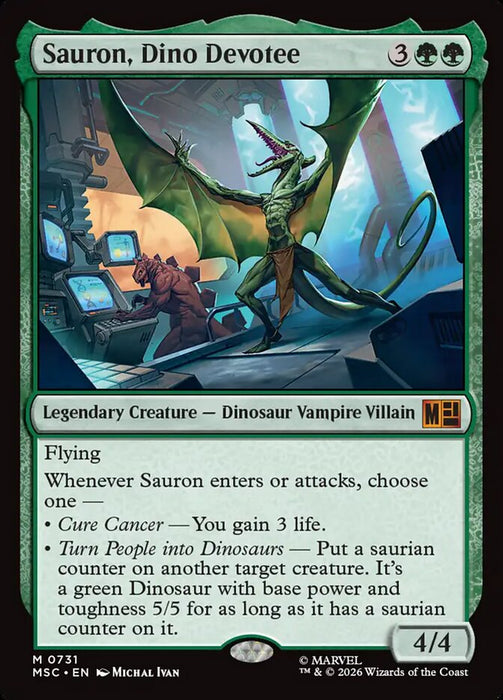Sauron, Dino Devotee - Legendary