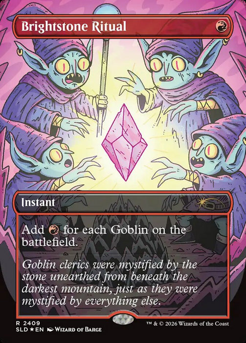 Brightstone Ritual - Borderless - Full Art - Inverted (Foil)