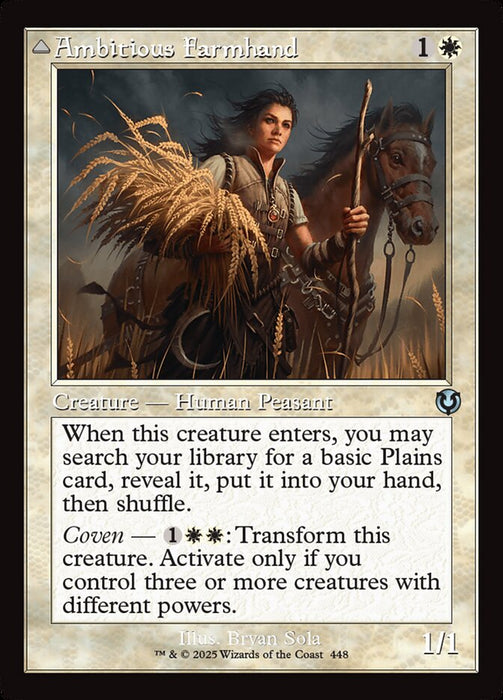 Ambitious Farmhand // Seasoned Cathar - Retro Frame (Foil)