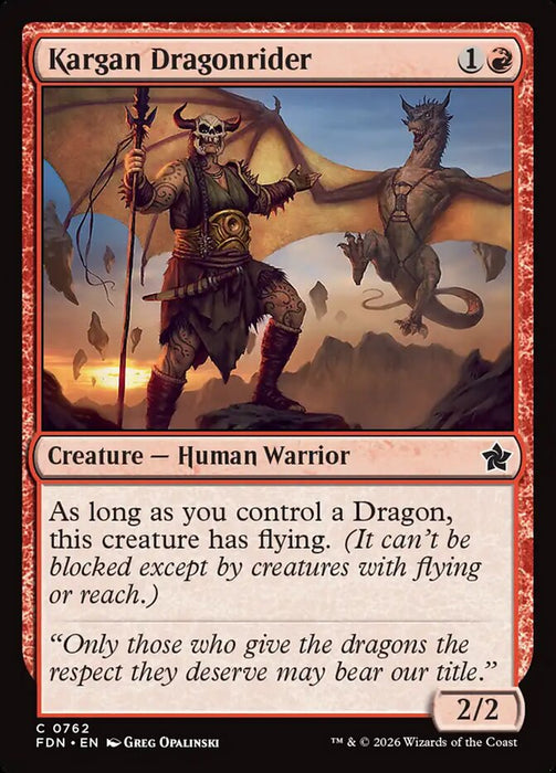 Kargan Dragonrider (Foil)