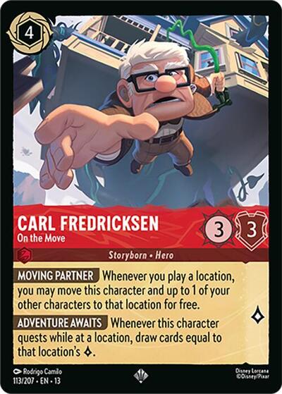 Carl Fredricksen - On the Move - Foil