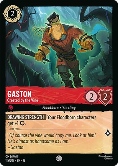 Gaston - Created by the Vine - Foil