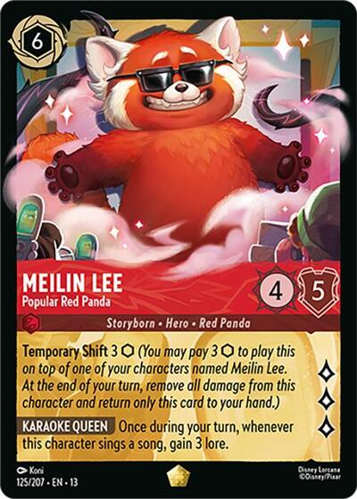 Meilin Lee - Popular Red Panda - Foil