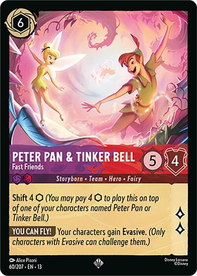 Peter Pan & Tinker Bell - Fast Friends - Foil