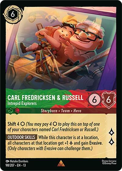 Carl Fredricksen & Russell - Intrepid Explorers - Foil