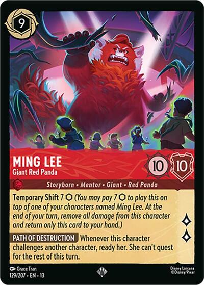 Ming Lee - Giant Red Panda - Foil