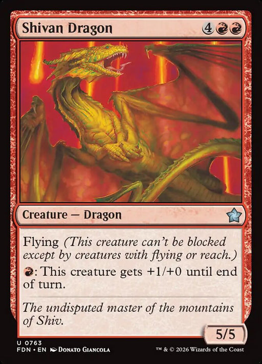 Shivan Dragon (Foil)
