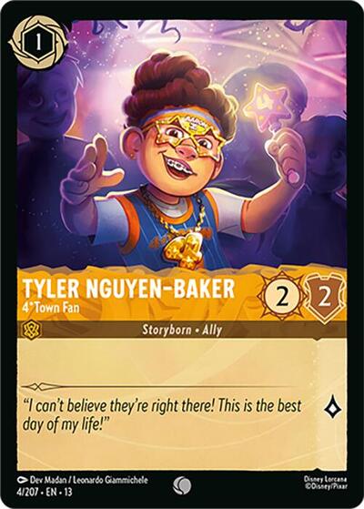 Tyler Nguyen-Baker - 4*Town Fan - Foil