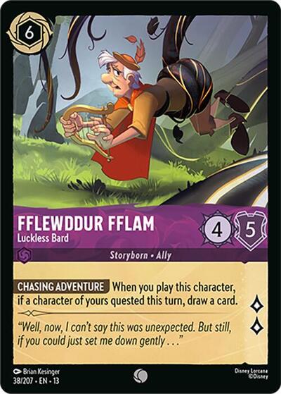 Fflewddur Fflam - Luckless Bard - Foil