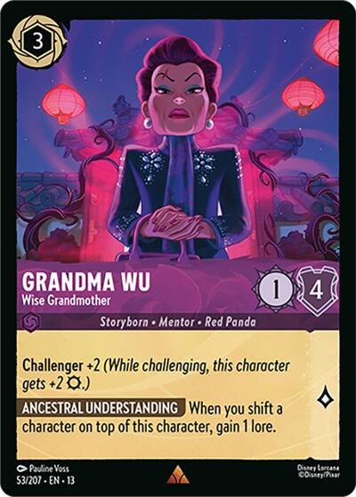 Grandma Wu - Wise Grandmother - Foil