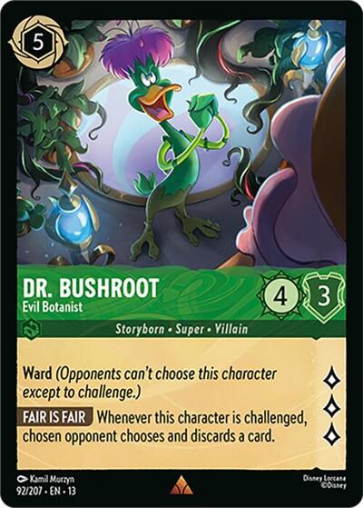 Dr. Bushroot - Evil Botanist - Foil