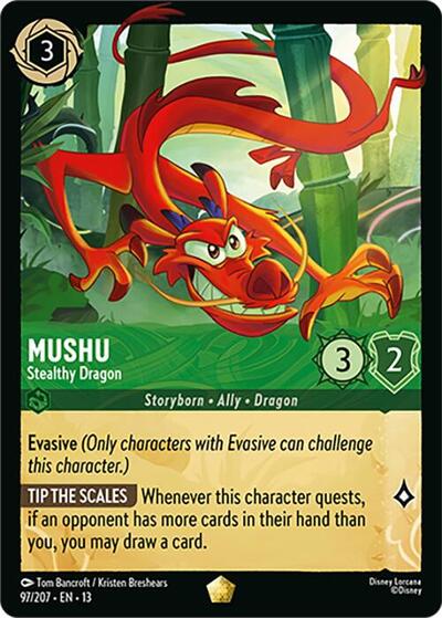 Mushu - Stealthy Dragon - Foil
