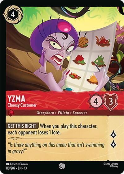 Yzma - Choosy Customer - Foil